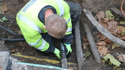 Underground electricity cables